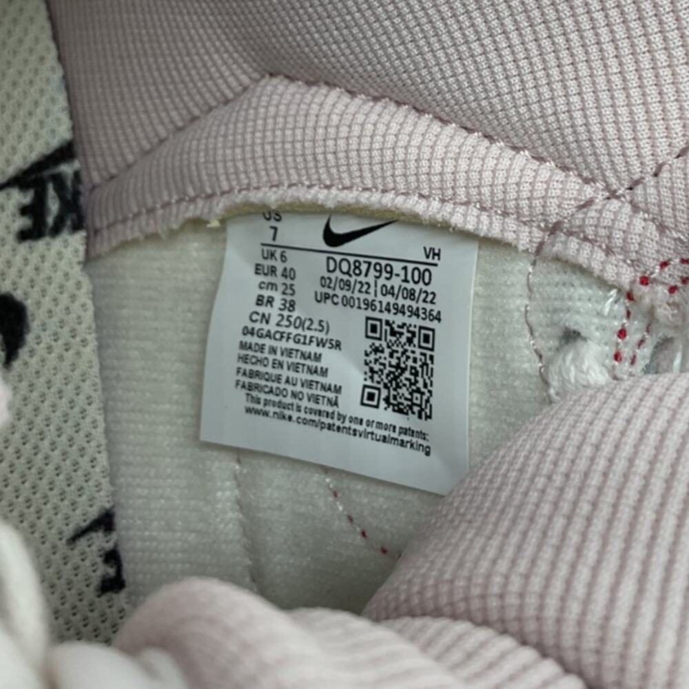 Nike Classic Pink Dunk High 85 Sneakers Size 7 - Picture 4 of 6